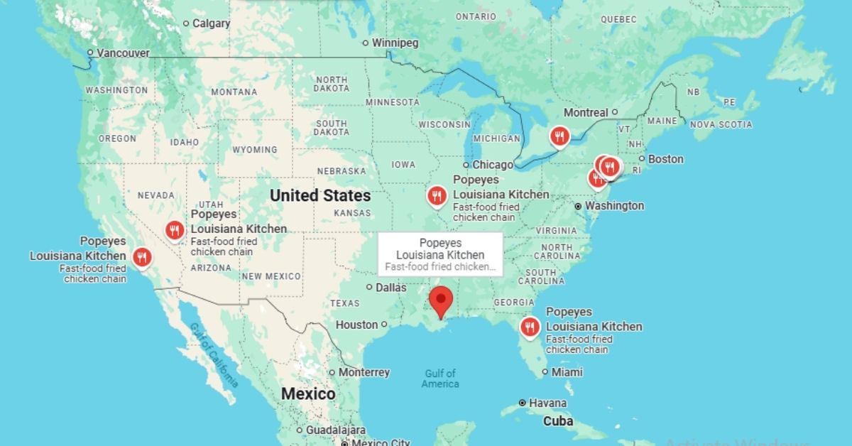 Popeyes Locations USA 2025