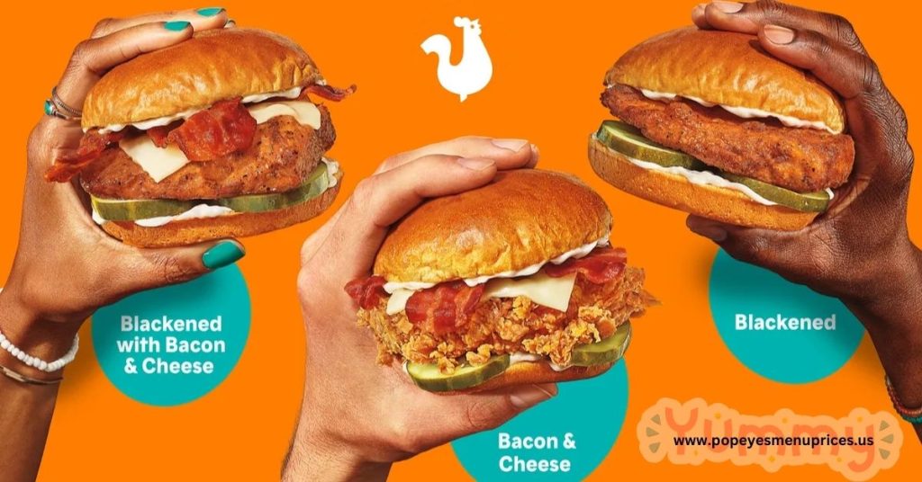 Popeyes Blackened Chicken Sandwich