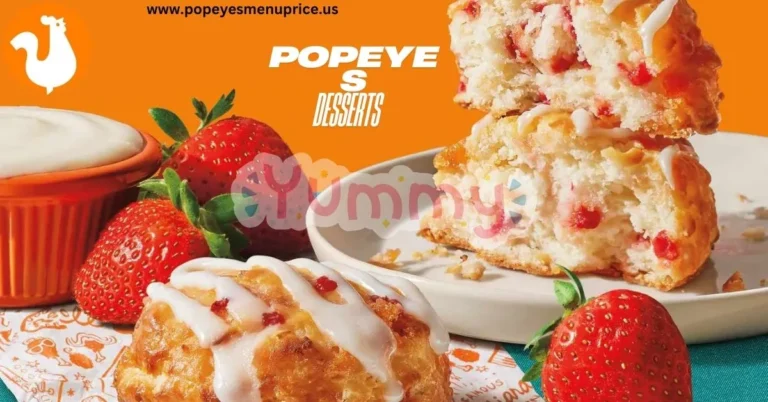 Popeyes Desserts featured on PopeyesMenuPrice.us: Strawberry Biscuits