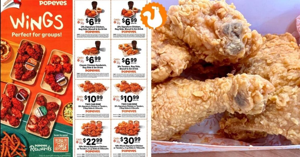 popeyes wings deals