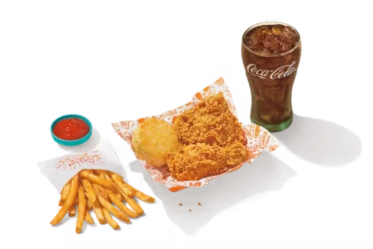 Popeyes 2Pc Classic Signature Chicken Combo Dark