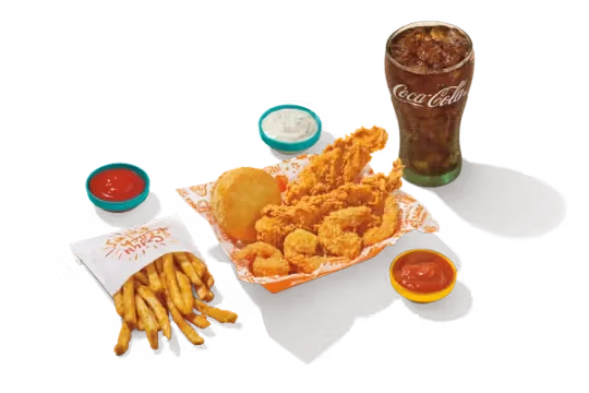 Popeyes Seafood: Surf & Turf Combo Classic