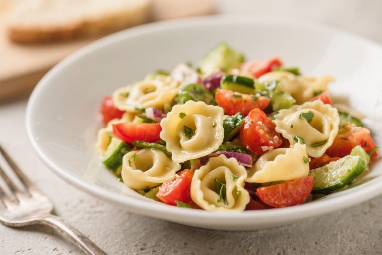 Easy Italian Tortellini Pasta Salad Recipe – Fresh, Fast, and Flavorful