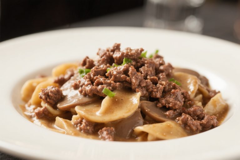 Ground Beef Stroganoff Recipe – Cozy, Creamy, and Weeknight-Friendly