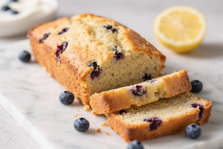 Lemon Blueberry Yogurt Loaf – Bright, Moist, and Perfect for Any Day