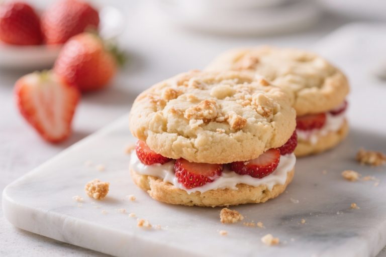 Strawberry Crunch Shortcake Cookies – Soft, Buttery, and Delightfully Crunchy