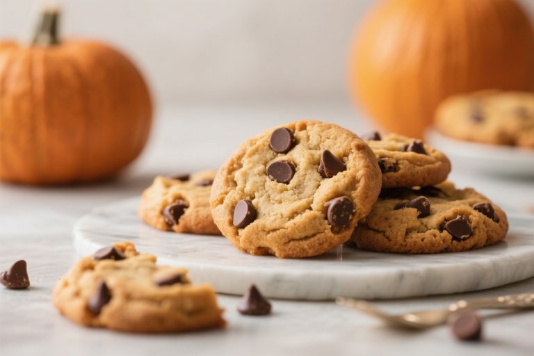 Pumpkin Chocolate Chip Cookies – Soft, Cozy, and Perfectly Spiced