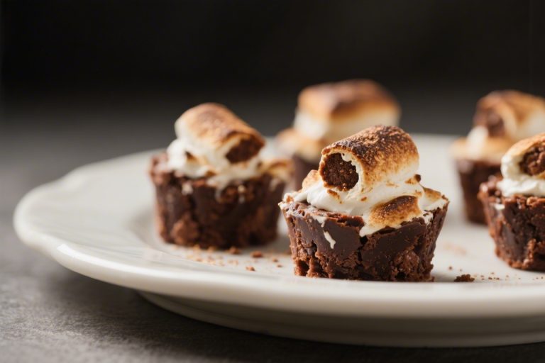 S’mores Brownie Bites – Gooey, Chocolatey, Bite-Sized Treats
