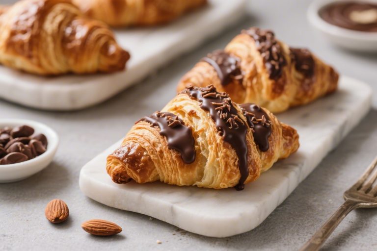 Chocolate Almond Croissants – Crisp, Buttery, and Irresistible