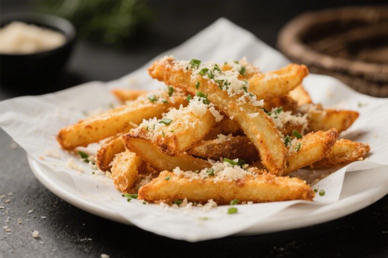 Crispy Garlic Parmesan Fries – Golden, Garlicky, and Seriously Good