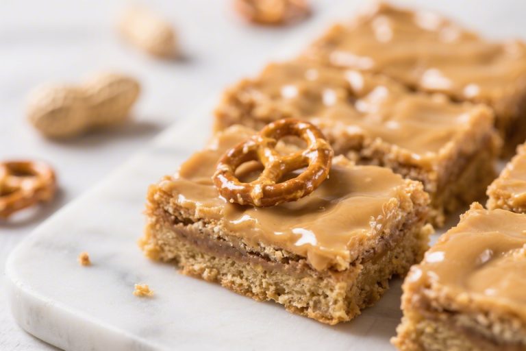 Peanut Butter Pretzel Butterscotch Blondies – Sweet, Salty, and Utterly Chewy