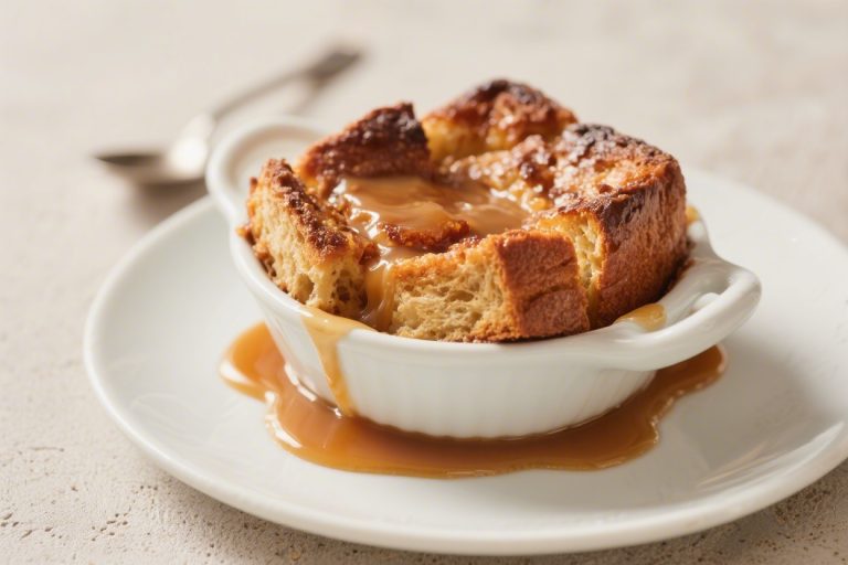 Bread Pudding With Whiskey Caramel Sauce – Cozy, Comforting, and Company-Worthy